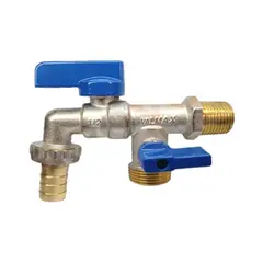 VALMAX - Caño llave para lavanderia doble salida
