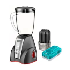 TOTAL - Licuadora inalambrica 16v pantalla LED con bateria y cargador