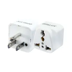 OPALUX - Adaptador Enchufe con Toma Tierra OP-603-F