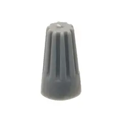 GENERICO - Terminal Ciego a Rosca Gris 22-16AWG SP1 x 100 Unidades