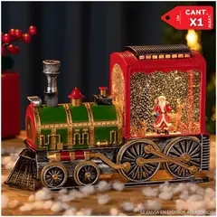 GENERICO - Lampara Adorno navideño Tren Navideño