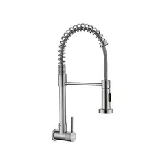 XM - LLAVE DE COCINA RESORTE SATINADO PARED LC304-2014 P1