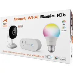 NEXXT SOLUTIONS - SMART WIFI BASIC KIT - CAMARA ENCHUFE Y FOCO NEXXT