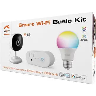 NEXXT SOLUTIONS - SMART WIFI BASIC KIT - CAMARA ENCHUFE Y FOCO NEXXT