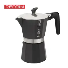 PEDRINI - Cafetera moka italiana Aroma Nero x 6tz