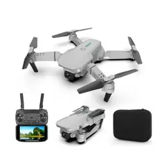 GENERICO - Drone E88 WiFi Doble Camara 4K + Estuche y Accesorios