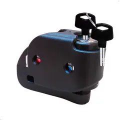 KMASTER - Candado Disco Alarma Motocicleta Moto Con Funda