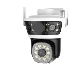 PREMIUM - Cámara De Seguridad TRIPLE LENTE Exterior Giratorio 855F