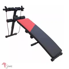 NO LOGO - Banca abdominal multifuncional pesas ligas