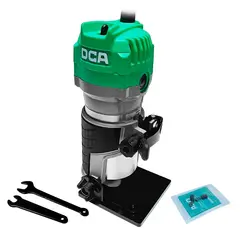 DCA - Ruteadora Fresadora Tupi Mano 1 / 4" AMP04-6B 550W Base Inclinada.