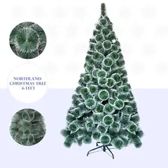 GENERICO - Árbol de Navidad Pino Nevado Frondoso 1.80 METROS