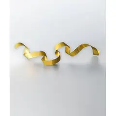 MAP DESIGN HOME - Escultura de Pared Curly Dorado 120x26x7 cm