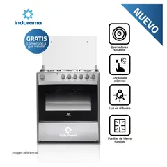 INDURAMA - Cocina Cataluña 6 Hornillas Croma.