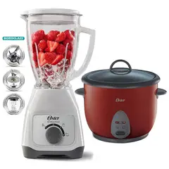 OSTER - Licuadora 2V Tritura Hielo WRD + Olla Arrocera 1700R 1.8 Lt