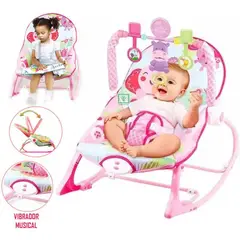 IDEAL - Silla Mecedora Musical Con Vibrador Elefante