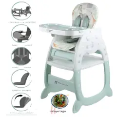 CONFORT - Silla De Comer Escritorio GATITO DELUXE 3 en 1 + Lego