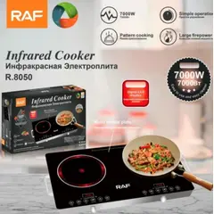 RAFF - Cocina Inducción 2 Hornillas Electrica Domestica