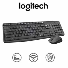 LOGITECH - Teclado Mouse Mk235 Wireless Usb Black