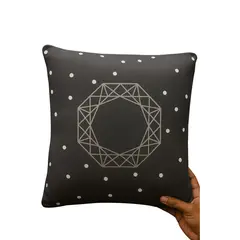 GENERICO - Fundas de Cojines x6 und Diseño gris