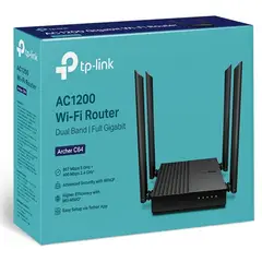 TP LINK - Router Tp-link archer c64 wireless dual band gigabit ac1200