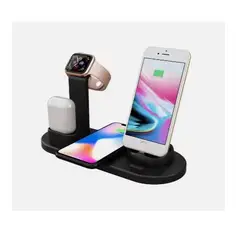 GENERICO - ESTACIÓN DE CARGA 5 EN 1 - CELULARES, AURICULARES, SMART WATCH