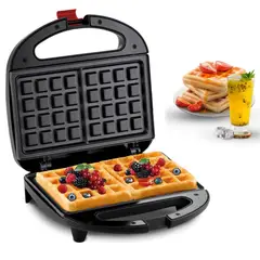 RAFF - Maquina RAF Electrica Waflera Doble Cara Antiadherente 750W RAF R284H