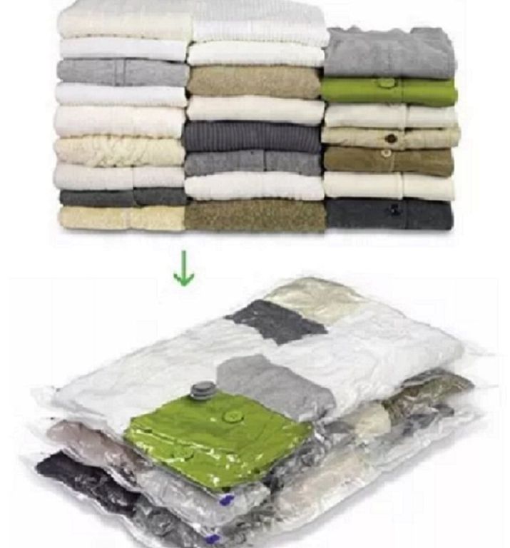 Pack x 4 Bolsas de ropa compresoras al vacío 70 x 100 cm