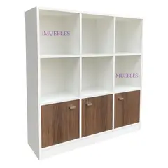 TEMEL - Mueble Organizador Escolar Librero estante Melamina 18MM