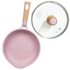 OEM - Sartén Antiadherente con Tapa - MGC N° 22 Color Rosa