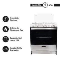 FDV - Cocina a pie Expert 76 cm Gas Natural