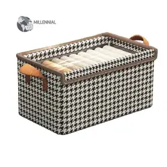 GENERICO - Organizador de armario y Closet plegable con Tapa y Varillas