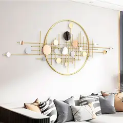 GENERICO - Adorno De Pared Decoración Arte Moderno Metalico Nórdico Elegante