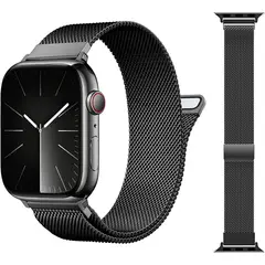 GENERICO - Correa Milanese para Apple Watch 38mm - Negro