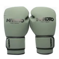 MAKOTO - Guantes de Boxeo Basic Mate Verde - Poliuretano-12oz