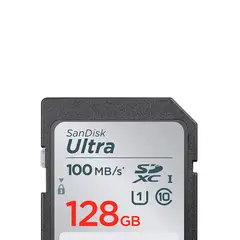 SANDISK - MEMORIA SDHC ULTRA 128GB 100MB/S UHS-I CLASE 10 U1 - ORIGINAL