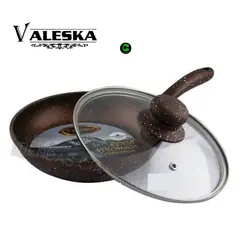 VALESKA - Sartén 20cm roca volcánica cerámica antiadherente -