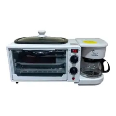 WELL BEING - Máquina de desayuno Well-Being Horno + Cafetera + Parrilla
