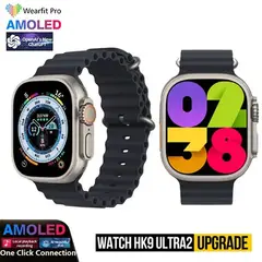 GENERICO - Smartwatch HK9 ULTRA 2 MAX Amoled Plomo con Protector de Pantalla
