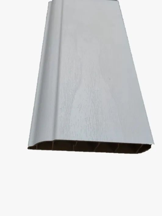 Pack de 05 Zocalo PVC Blanco 8cm Listón 240cm
