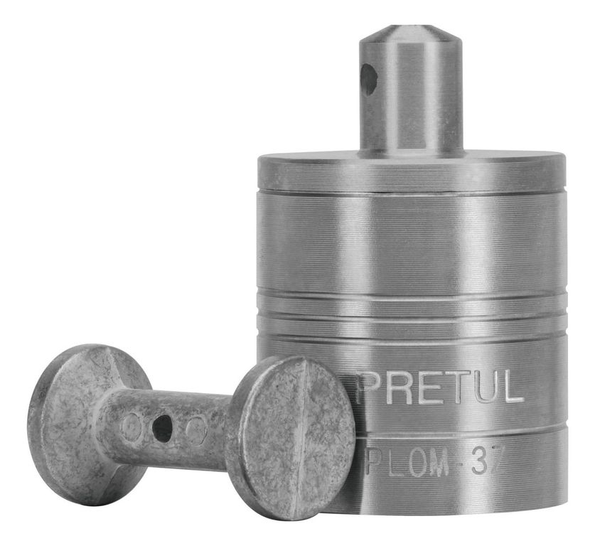 Plomada metalica con centro 340 gramos (12oz) Pretul