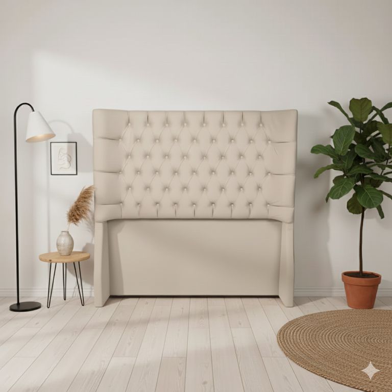 Cabecera Alta Napoles de 2 Plz - Color Beige