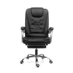 XION - Silla de Oficina Gerencial Ergonómica con Reposapiés 135° - 707 Negro