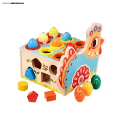 GENERICO - Gallina Didáctica de Encaje para Niños