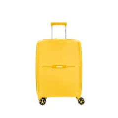 American Tourister - Maleta Rígida Kyoto Cabina Golden Yellow
