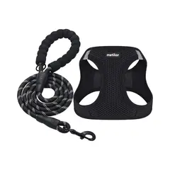 GENERICO - Arnés para perros o gatos medianos - negro