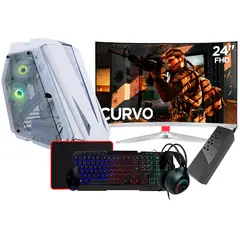 AMD - Computadora PC GAMER RYZEN 7 8700G RAM 32GB SSD 1TB MONITOR 24" FULL HD