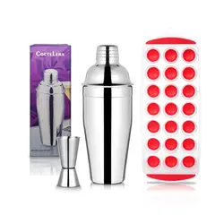 ICHIMATSU - Coctelera Deluxe 750 ml + Dual Jigger + Obsequio