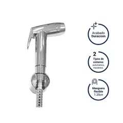 VAINSA - Ducha Bidet con Manguera en Acero Inoxidable 120m