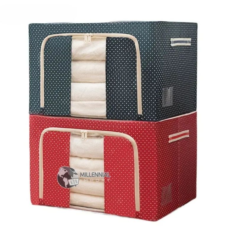 2 Pcs Caja De Almacenamiento Grande para Ropa Organizadoras Plegable