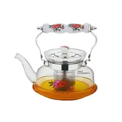 GENERICO - Tetera de vidrio templado para té 1200